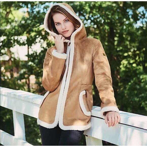 Koolaburra Jackets & Blazers - NEW Koolaburra by UGG Faux Suede Sherling Jacket sz L